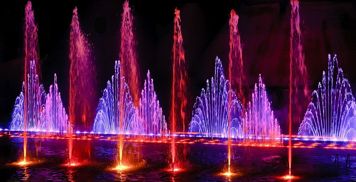 Dancing Fountains performance in Cyprus